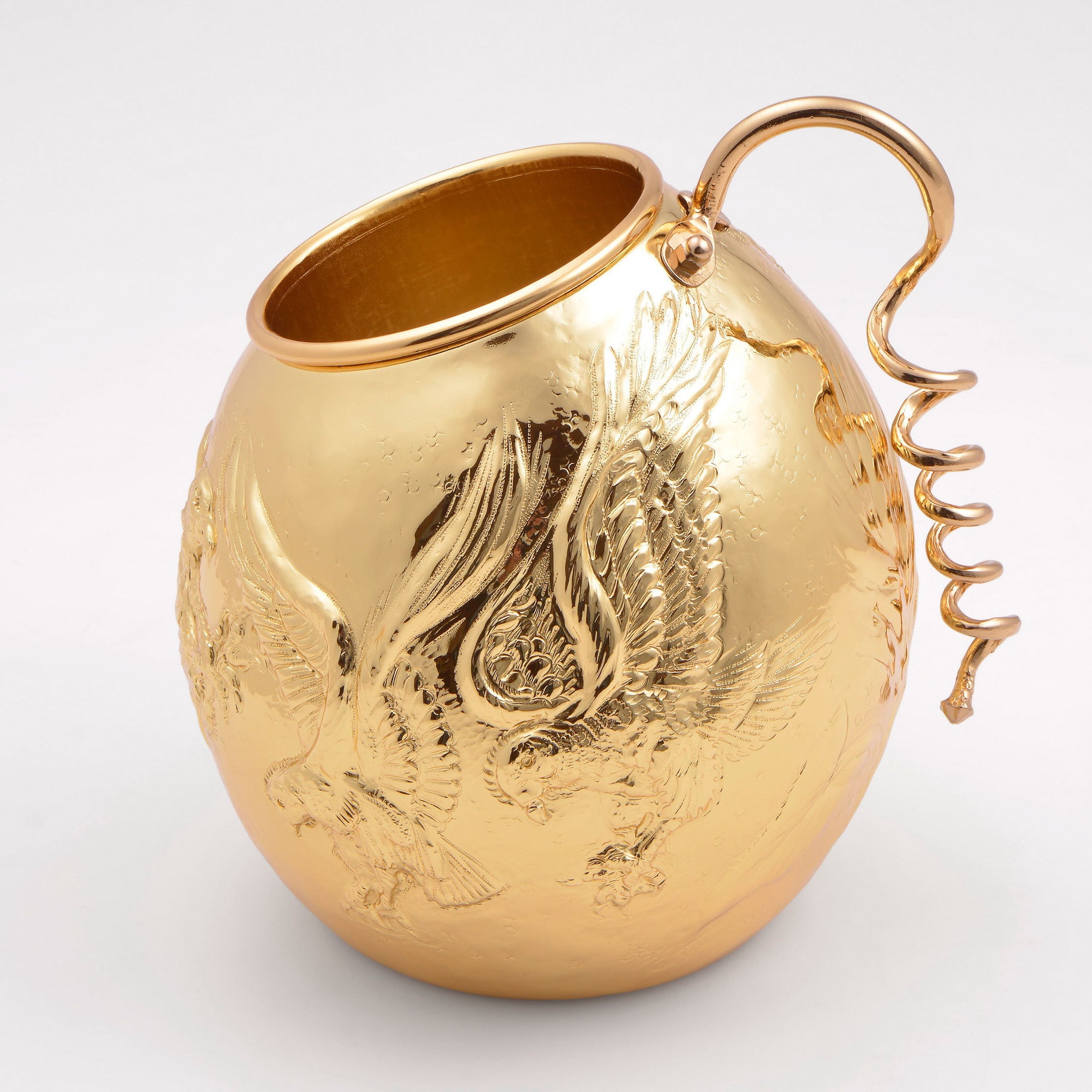 Glacette portabottiglie acino cesellato oro