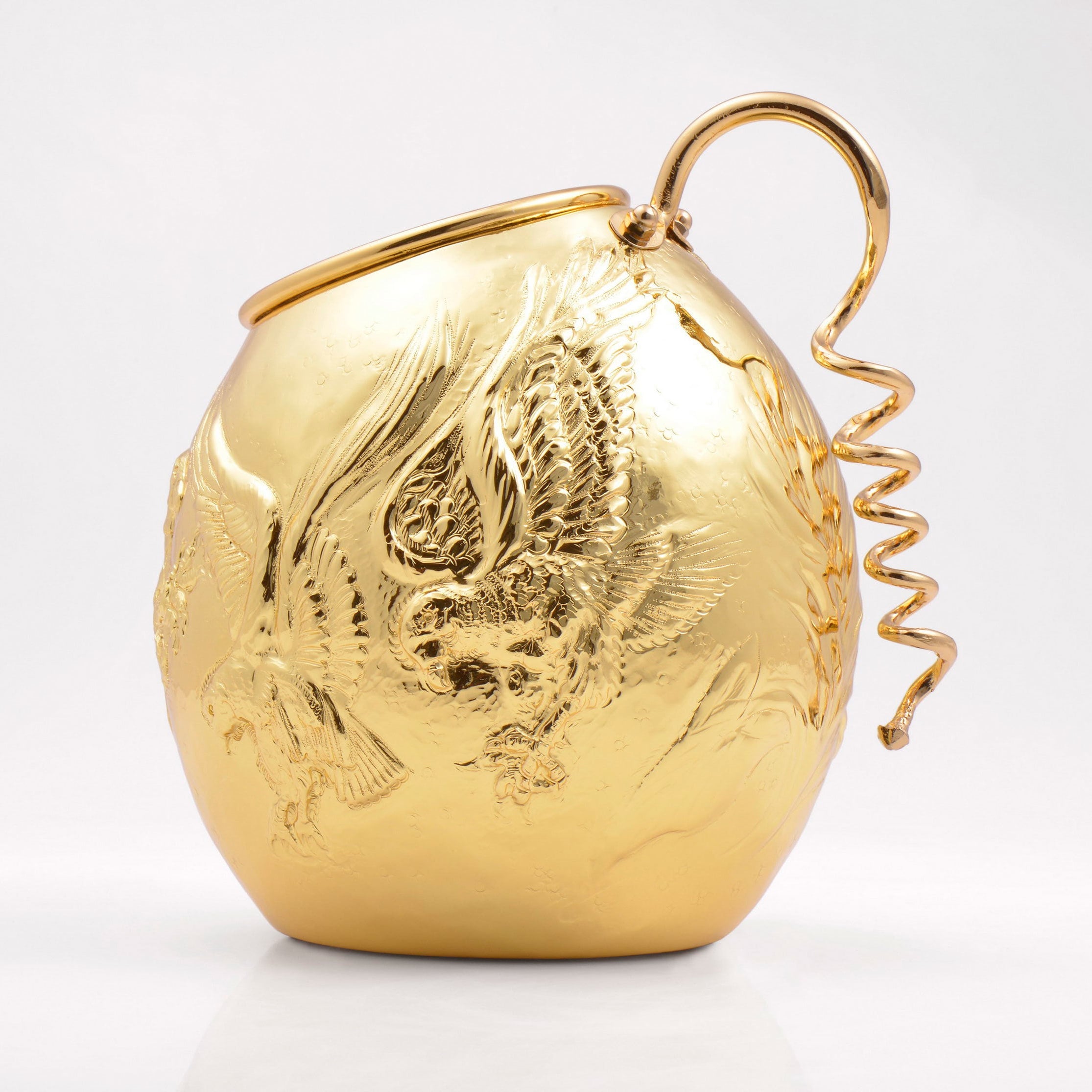 Glacette portabottiglie acino cesellato oro